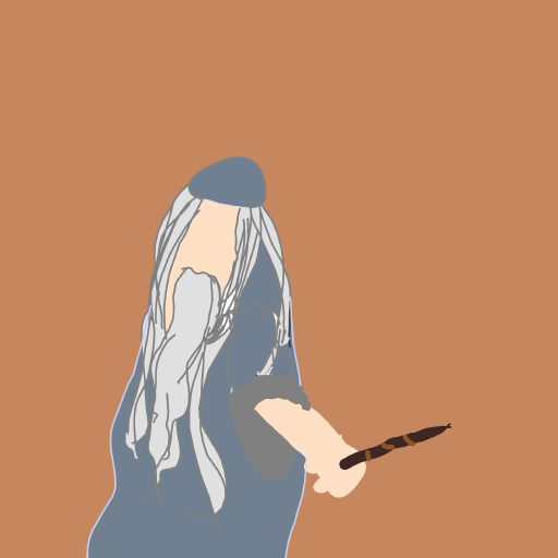 Dumbledore drawing by Placebo
