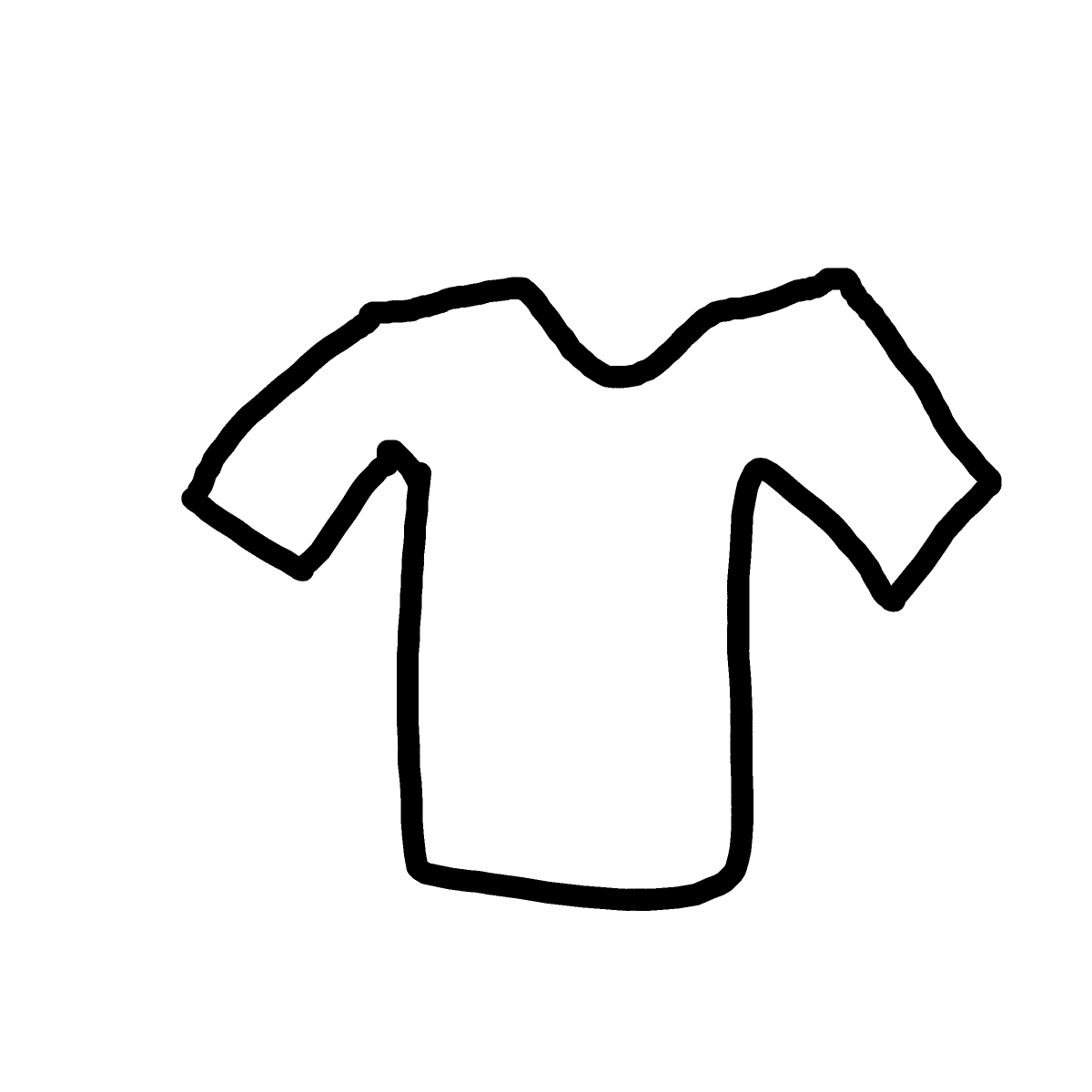 Shirt drawing by BbJamminT