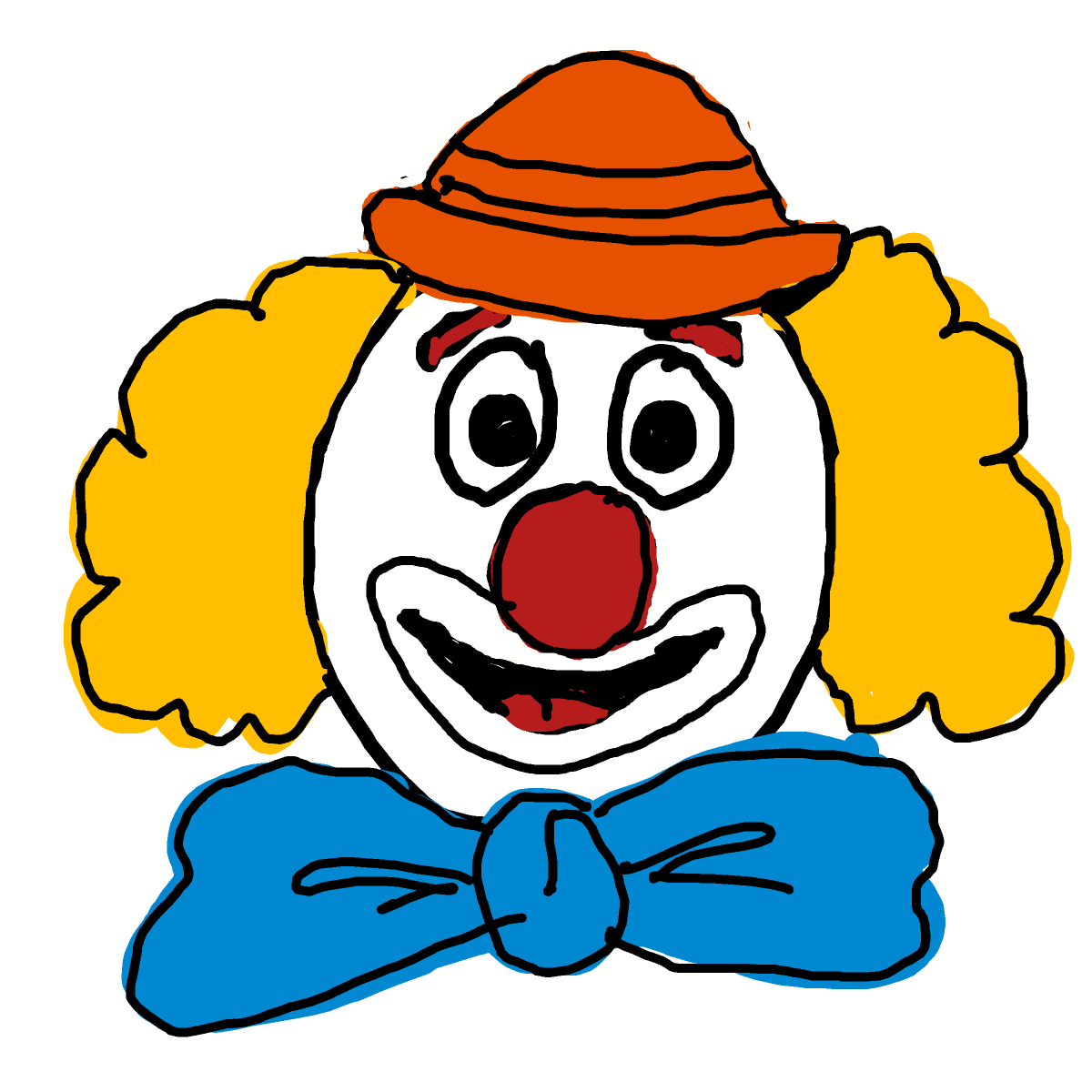 Clown drawing by grape-mild-agent
