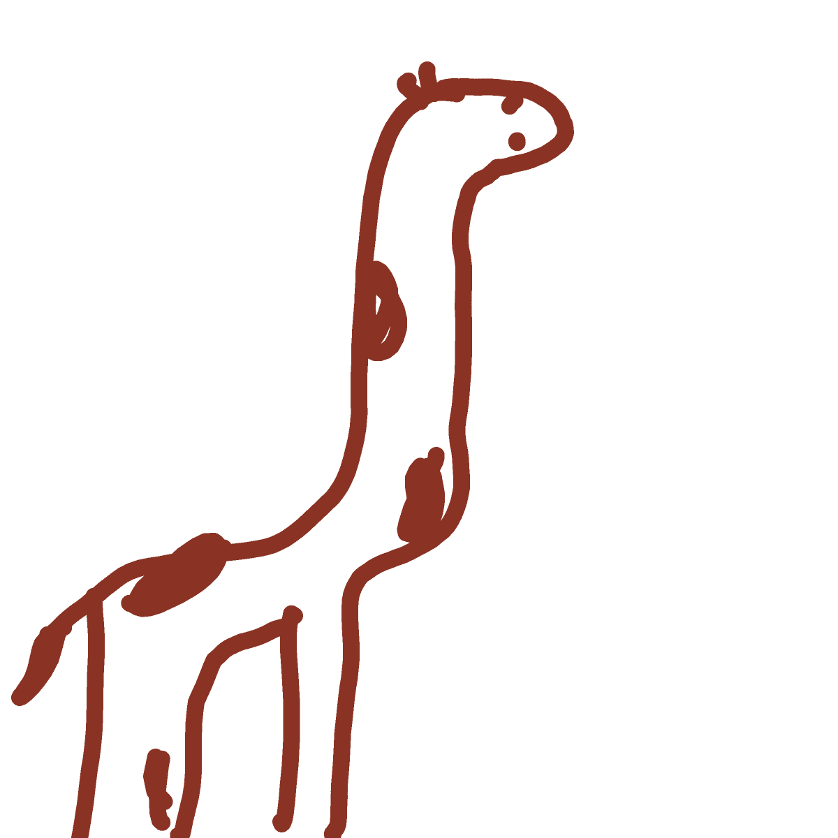 Giraffe drawing by magic-vivid-guru