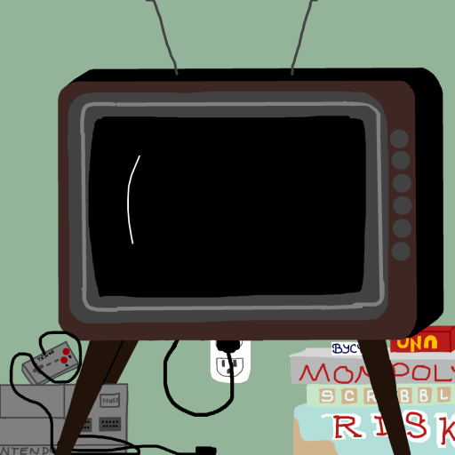 Television drawing by firecracker