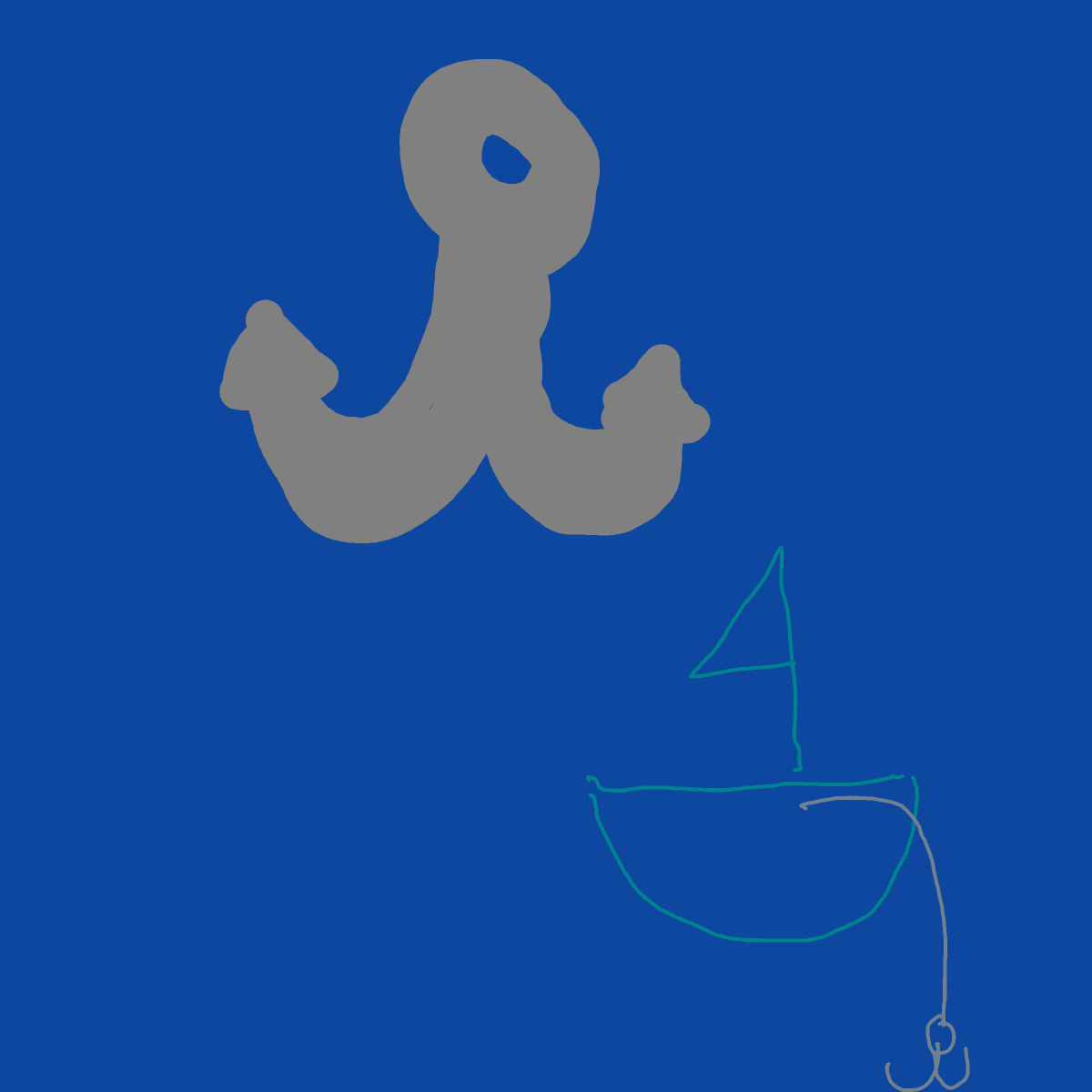 Anchor drawing by omega-coral-shape