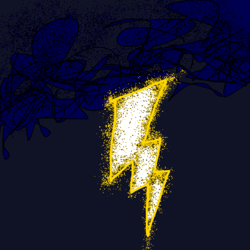 Lightning drawing by koko_b_where