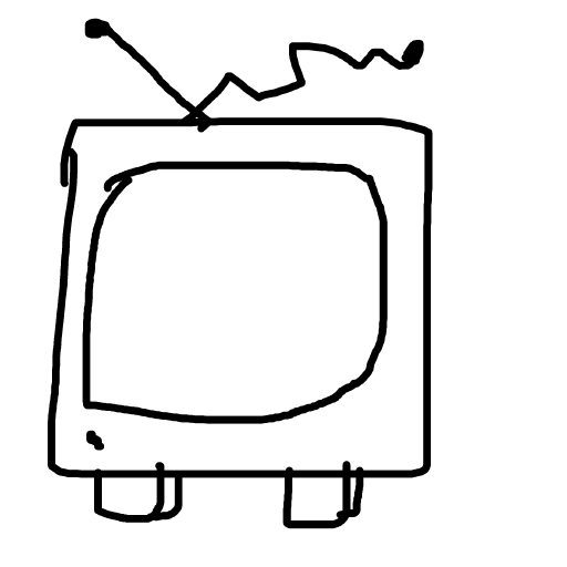 Television drawing by mikestam195