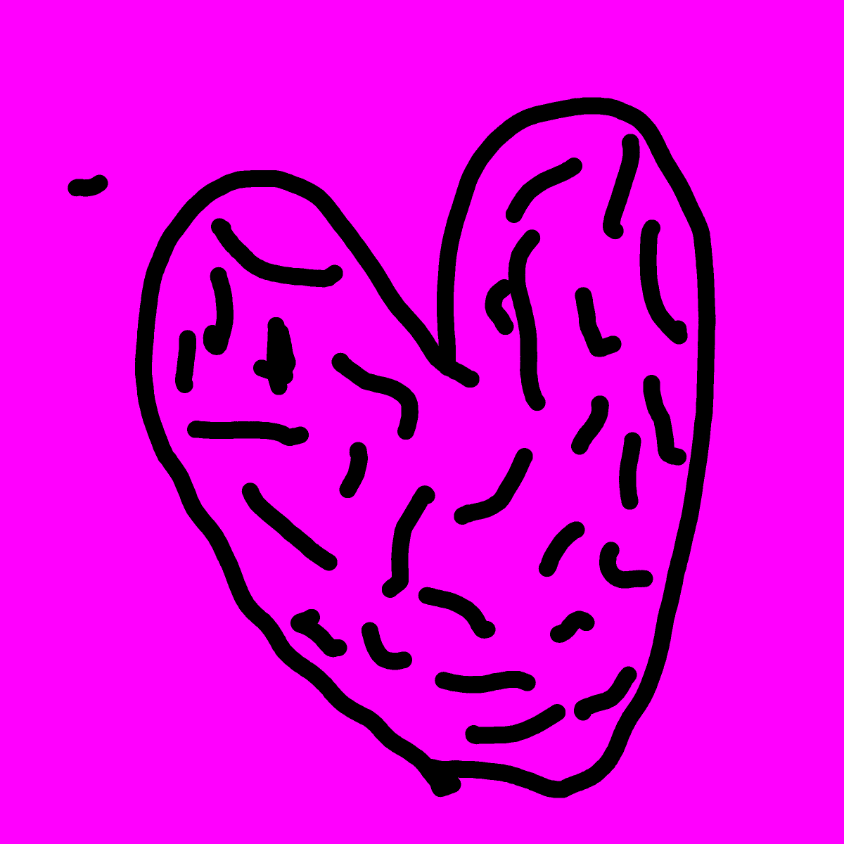 Heart drawing by Guardianoflives