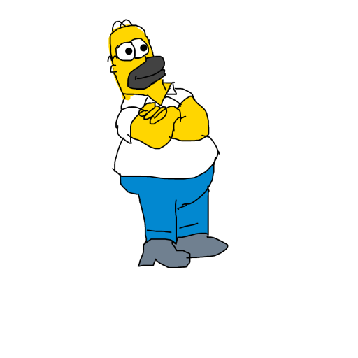 Homer drawing by monthra