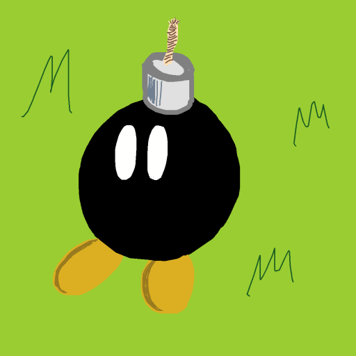 Bob-omb drawing by nicodarunia
