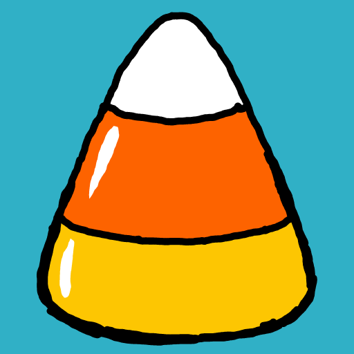 Candy Corn drawing by Guardianoflives
