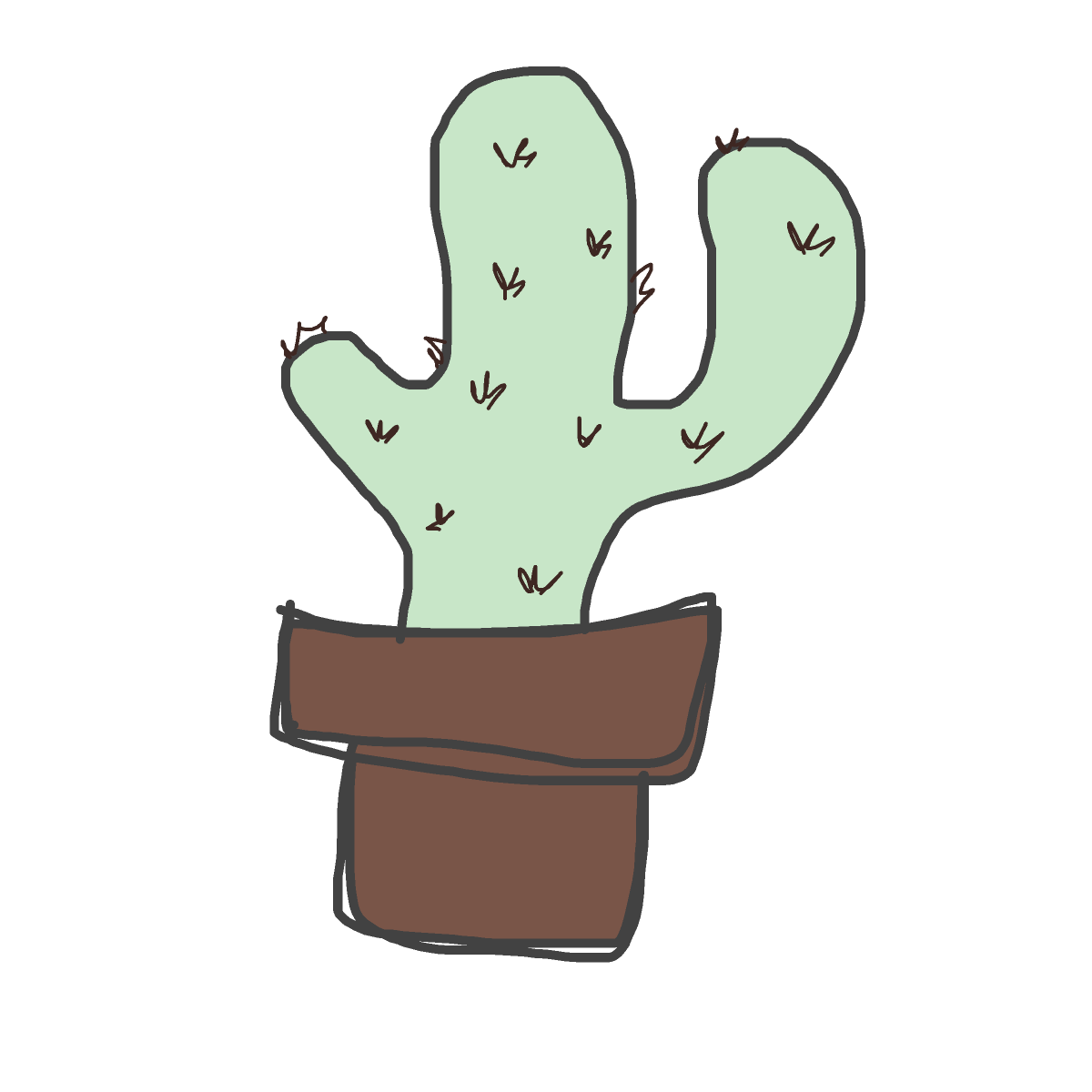 Cactus drawing by audrey