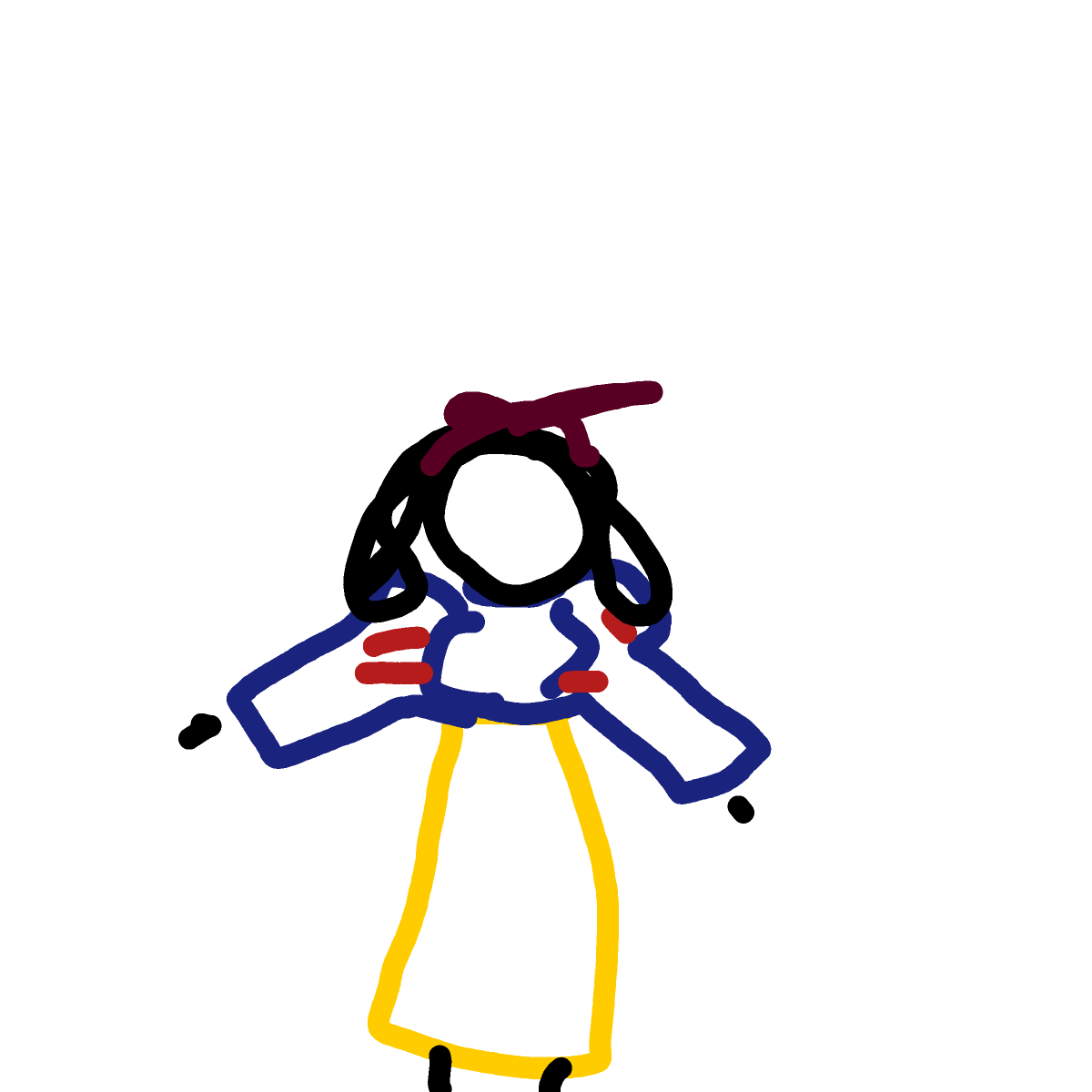 Snow White drawing by Mrs O