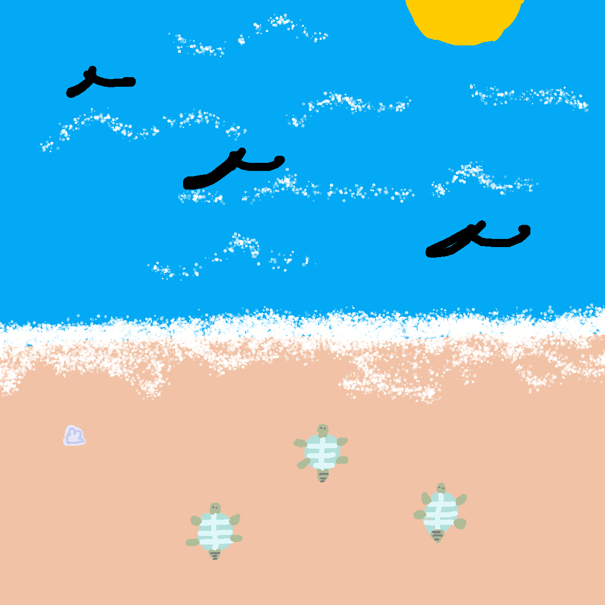 Sea Turtle drawing by color-olive-web