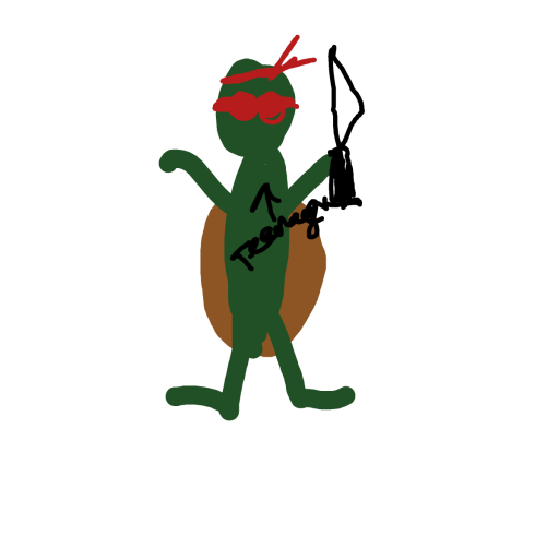 Ninja Turtle drawing by princess fiona