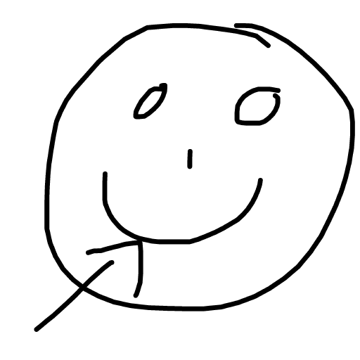 Smile drawing by kim