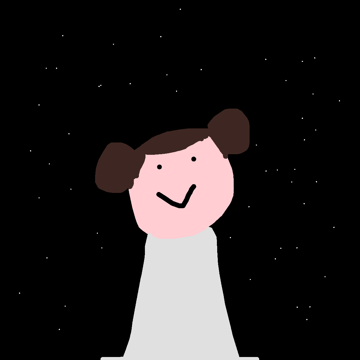 Leia drawing by gurtfro