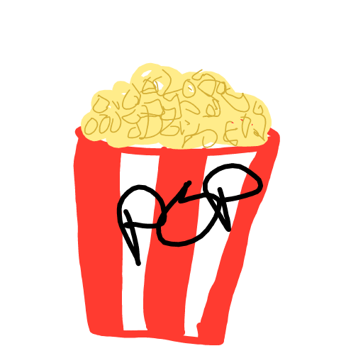 Popcorn drawing by Guardianoflives
