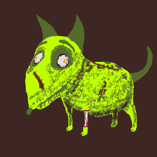 Zombie Dog drawing by godor