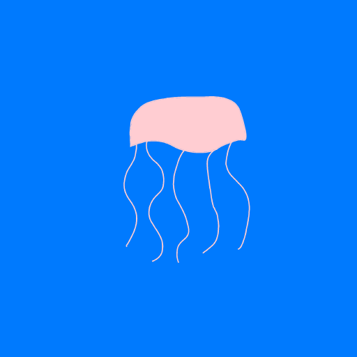 Jellyfish drawing by Cwis448
