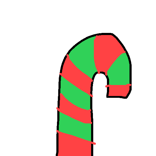 Candy Cane drawing by grou