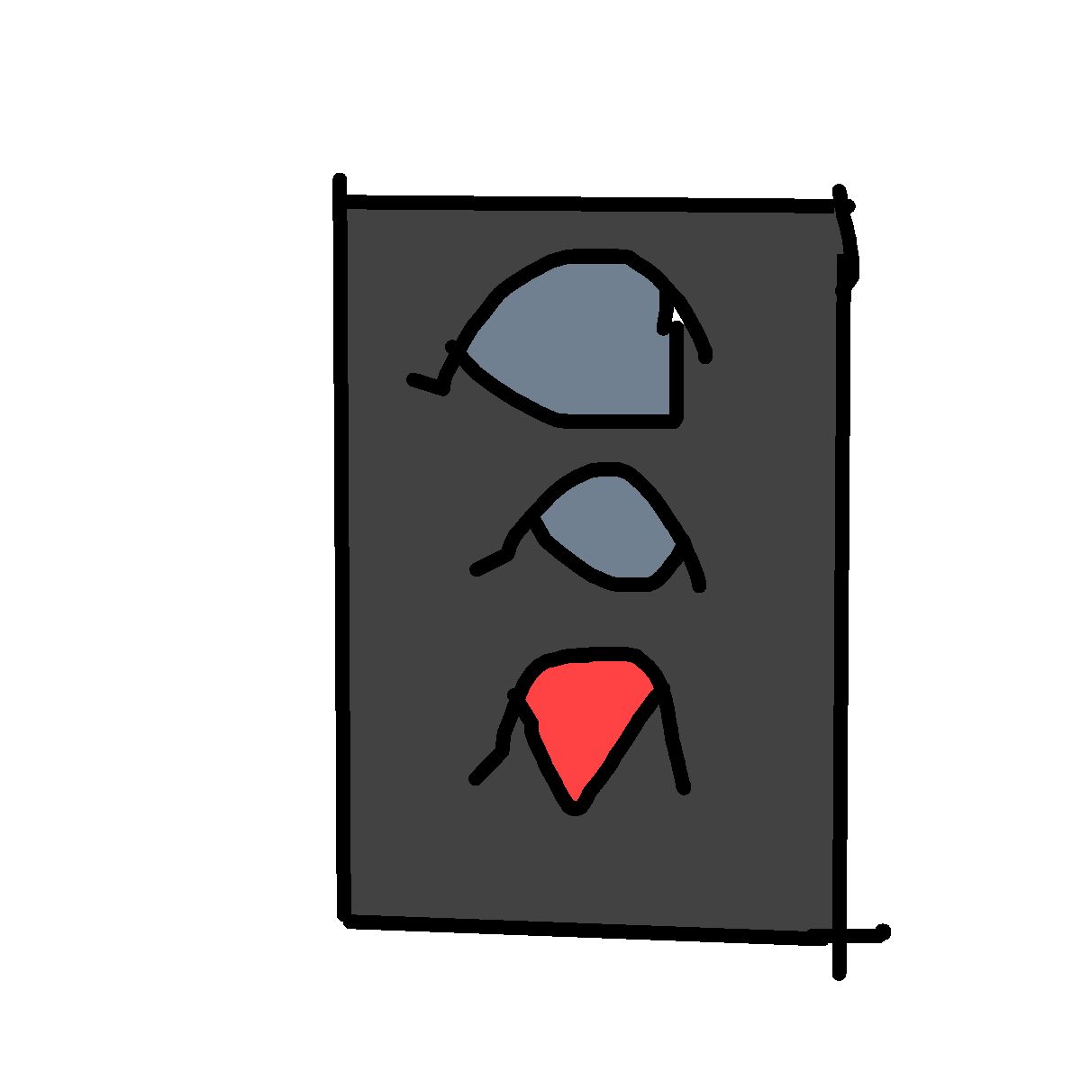 Stoplight drawing by navy-wide-voice