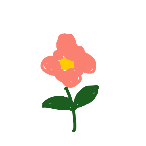 Flower drawing by fresh-paint-king