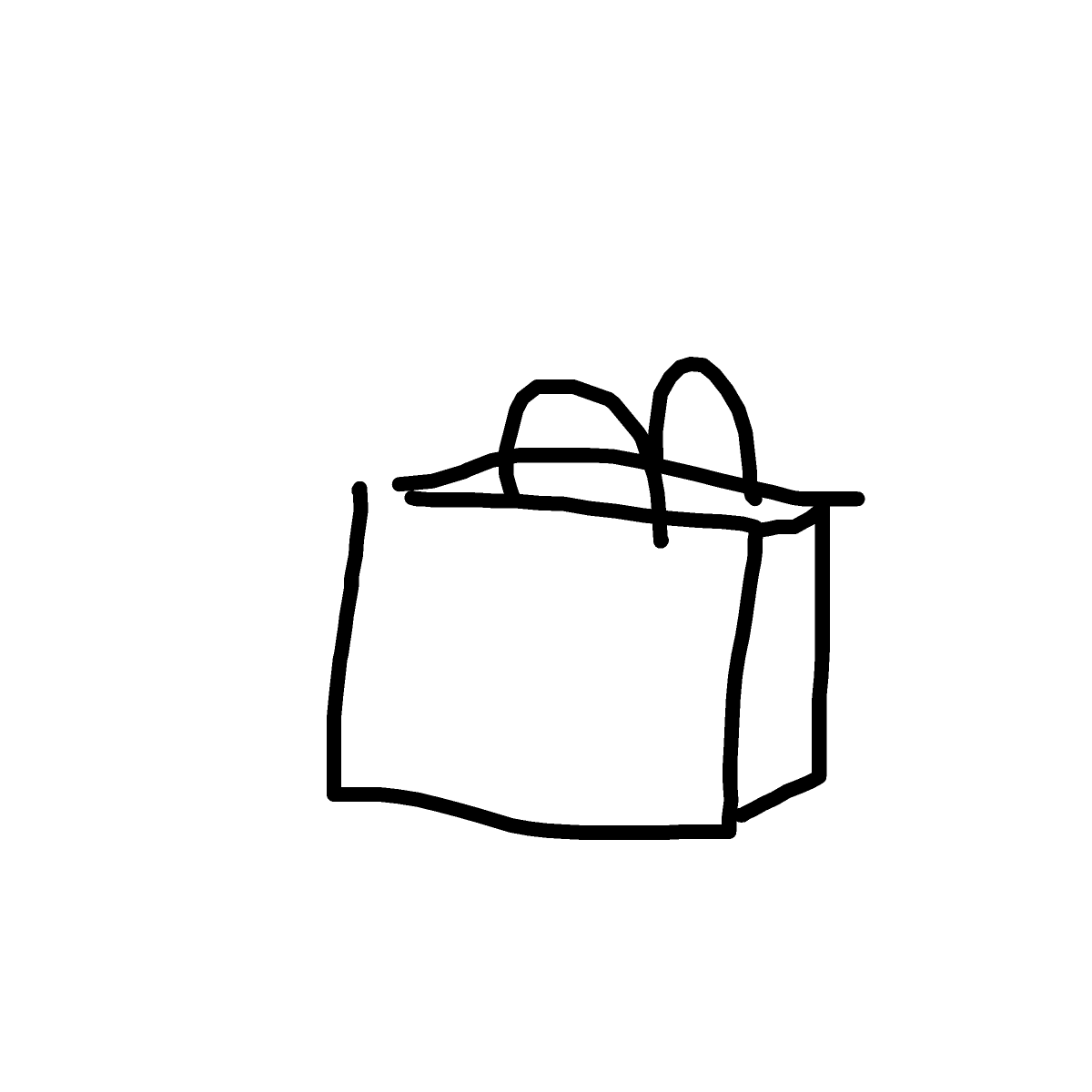 Bag drawing by lili