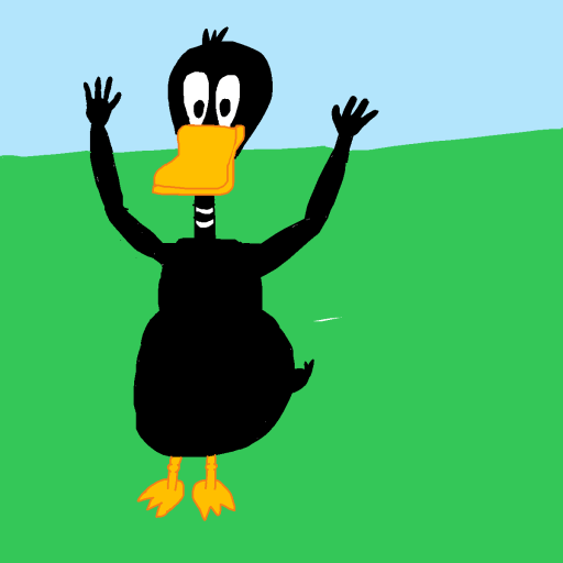 Daffy Duck drawing by nicodarunia