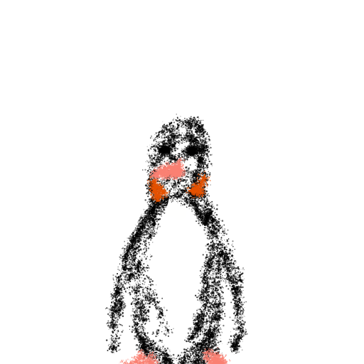 Penguin drawing by godor