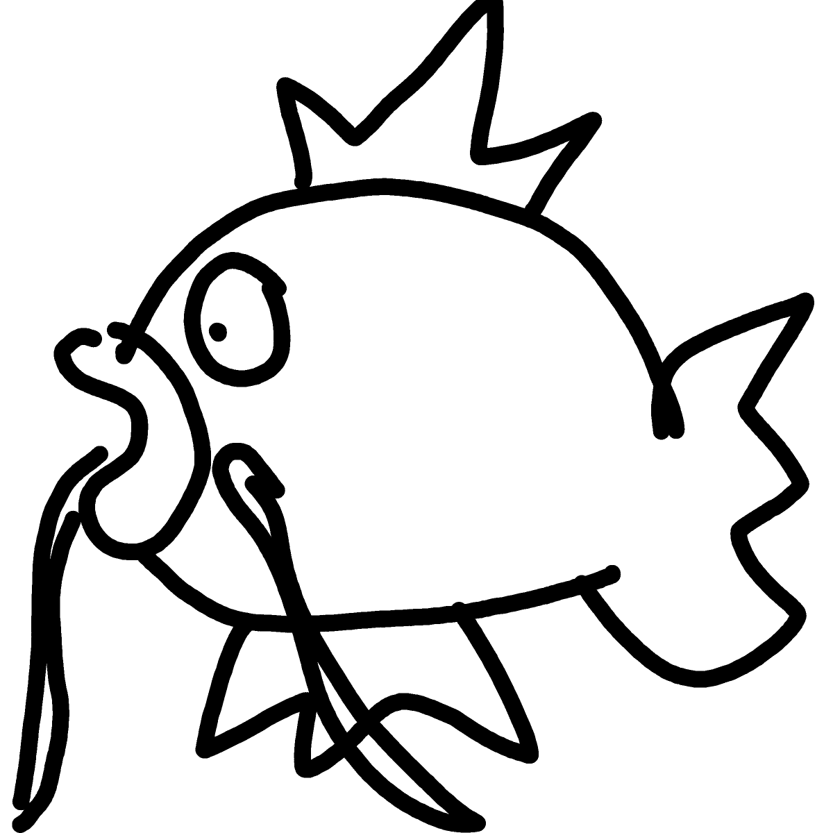 Magikarp drawing by chaddyboyyo