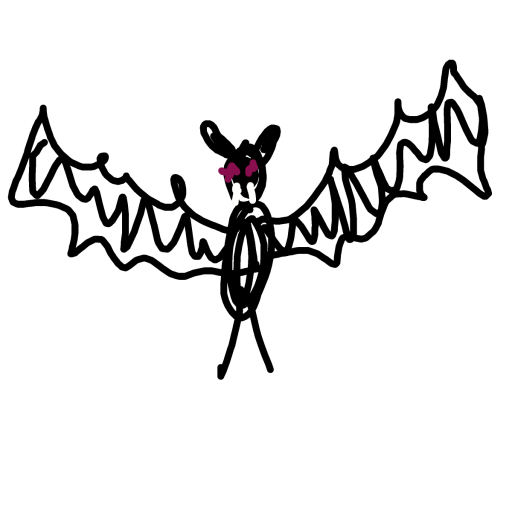 Bat drawing by princess fiona