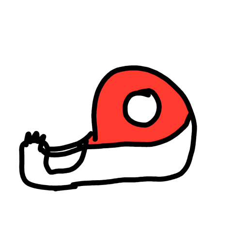 Tape drawing by Paladin_bud_bud