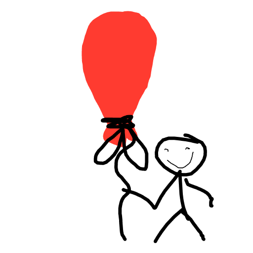 Balloon drawing by jukgaa