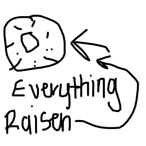 Bagel drawing by plum-sun-genius