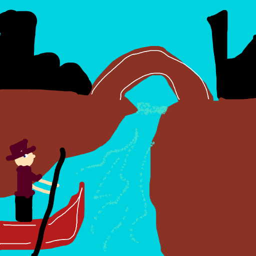 Gondola drawing by nice-draw-designer