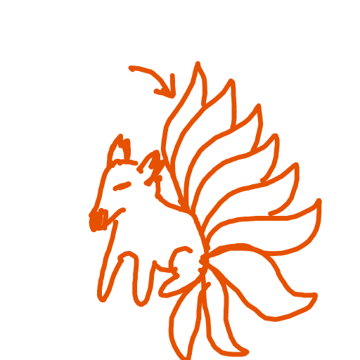 Ninetales drawing by doublem