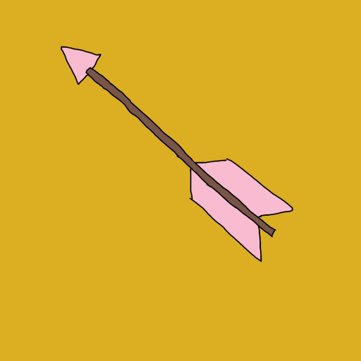 Arrow drawing by krissywissy