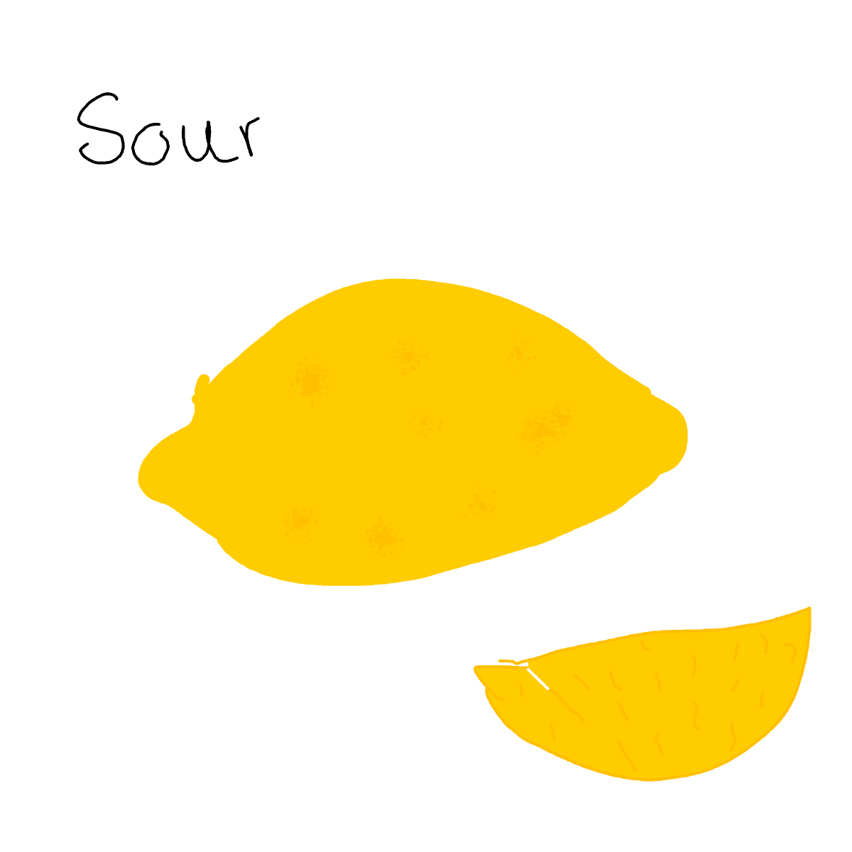 Lemon drawing by Shandi