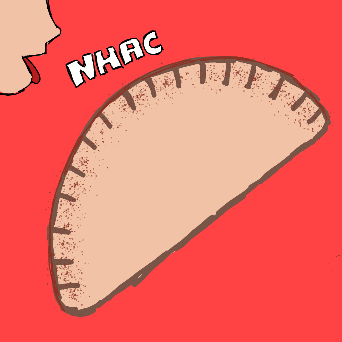 Empanada drawing by marimou