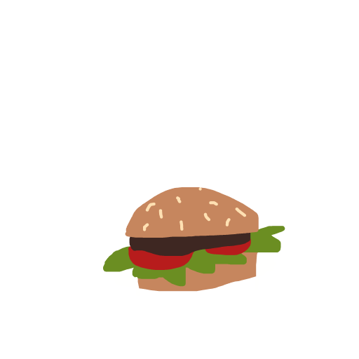 Burger drawing by rowan