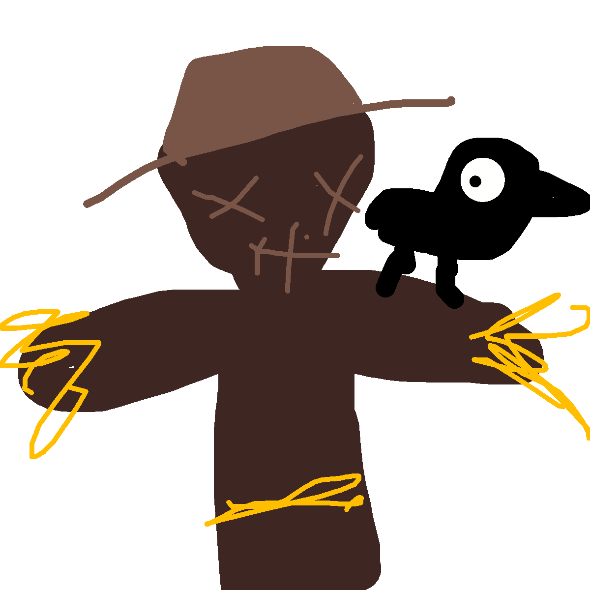 Scarecrow drawing by knoxy