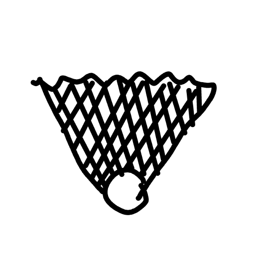 Shuttlecock drawing by chaddyboyyo