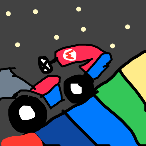 Mario Kart drawing by paradutchman
