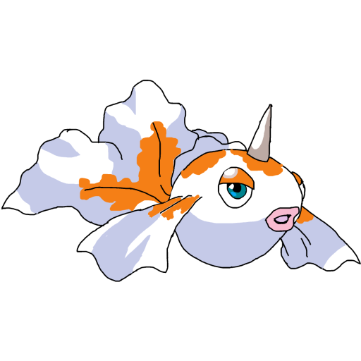 Goldeen drawing by paigey-doodle