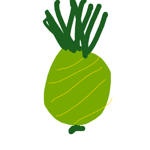Pineapple drawing by hades