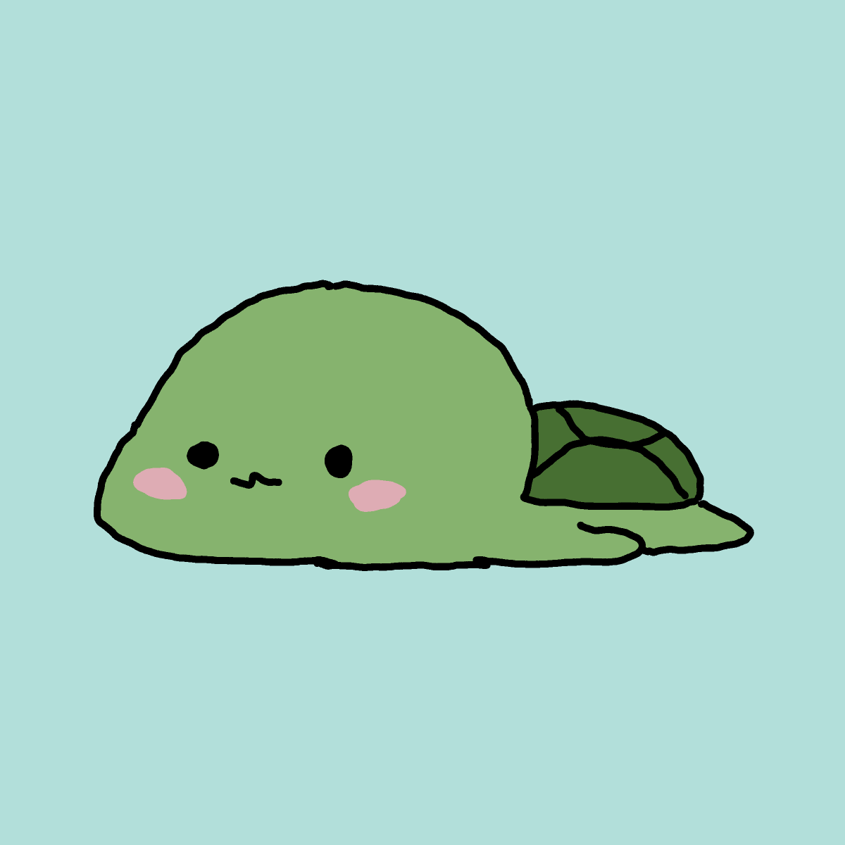 Turtle drawing by Guardianoflives