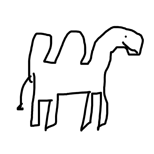 Camel drawing by dawn-omega-bard