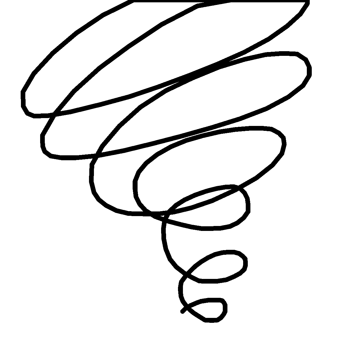 Tornado drawing by macaronimiles
