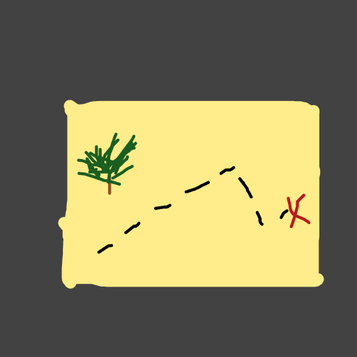 Treasure Map drawing by jimboni