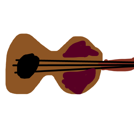 Guitar drawing by tandman