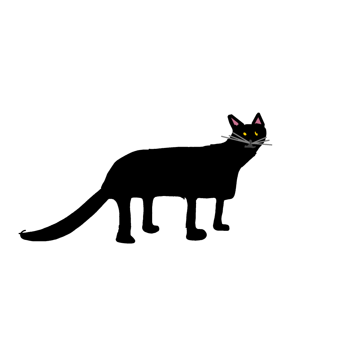 Cat drawing by Cwis448