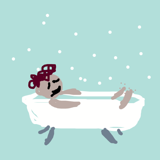 Bathtub drawing by dark-clear-force